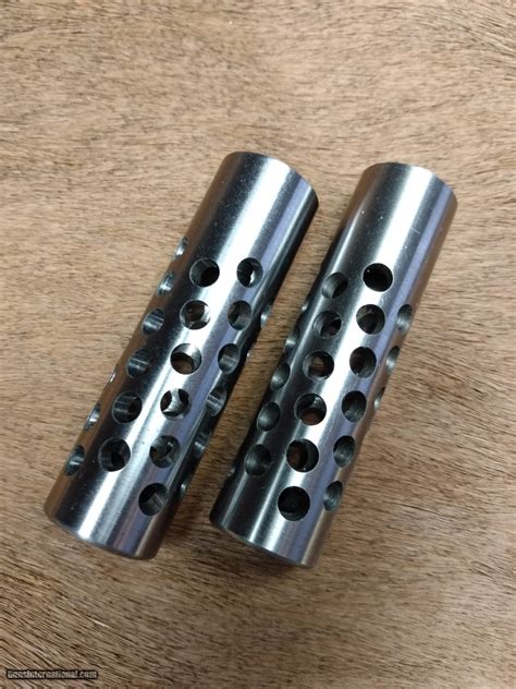 All T-REC muzzle brakes are made from 6AL4V, also known as grade 5 titanium. . Custom muzzle brakes